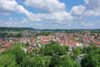 Ausblick vom Haus - Baugrundstück mit Altbestand für zwei Einfamilienhäuser in Peißenberg-Dorf am Guggenberg