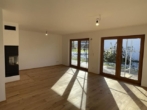 Wohnzimmer - energieeffiziente Neubau-Doppelhaushälfte mit bezauberndem Garten und Garage in Ohlstadt bei Murnau
