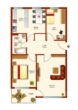 Grundriss - Schön geschnittene 3-Zimmer-Wohnung mit Balkon und Garagenstellplatz in Weilheim