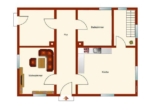 Erdgeschoss - Ländliches Einfamilienhaus mit schönem Garten in Obermühlhausen bei Dießen am Ammersee