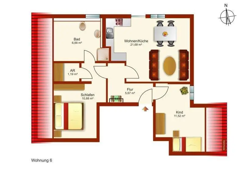 Wohnung 6