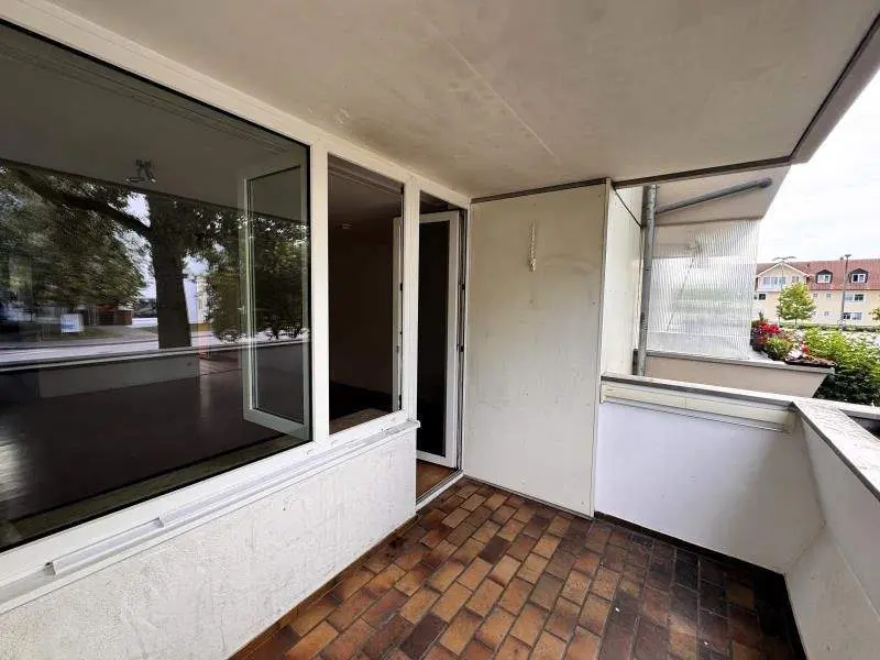 überdachter Süd-Balkon