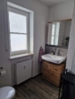 Badezimmer - Helle 1-Zimmer-Wohnung in Peißenberg mit Balkon und Garage zu vermieten