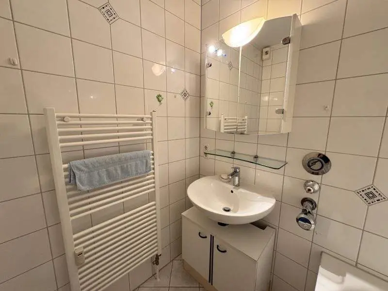 Badezimmer mit Wanne