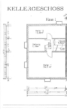 Grundriss Kellergeschoss - Gepflegte Doppelhaushälfte mit Südgarten in Peißenberg zur Miete