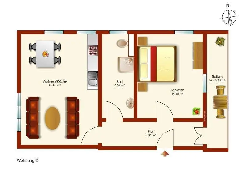 Wohnung 2